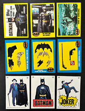 1989 Topps Batman Series 2 Trading Card Complete Set (132/132) + Stickers *6652 picture