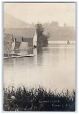 c1910's View Of Summit Lake New York NY RPPC Photo Unposted Antique Postcard picture