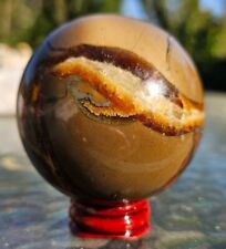 388g Septarian Crystal Sphere (Dragon Egg Stone) picture