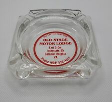 Vintage Collectible Ashtray - Old Stage Motor Lodge Colonial Heights Virginia picture