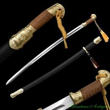 Chacheka Cossack Shashka Cavalry Sabre Sword Folded Pattern Steel Sharp #1351 picture
