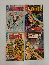Sub-Mariner #1 #2 #3 & #4 Lot (Marvel 1968) G/VG 3.0 to VG 4.0 Silver Age picture