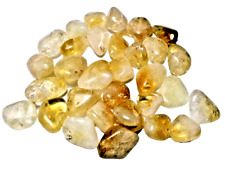 50g Tumbled Gold Citrine Gemstones Crystals Rocks Bulk Gems picture