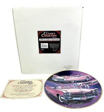 1959 Pink Cadillac Eldorado Collector's Plate with Certificate New In open Box. picture