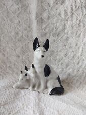 Vintage German Shepherd Mother + Puppies Porcelain Dog Figurine Made in JAPAN picture