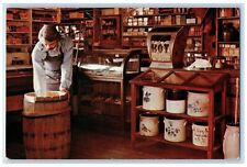 Interior View Of J.C. Meritt General Store Barrell Old Museum Monroe NY Postcard picture