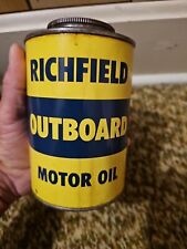 Richfield Outboard Motor Oil Can  picture