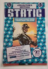 STATIC #1, DC Milestone 1993, 1st Static Shock, Polybagged & Sealed, Poster, NM picture