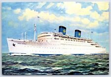 Postcard SS Queen Frederica Steamer Ship Sovereign Cruises Line V23 picture