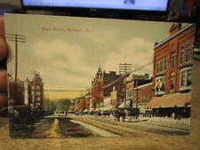 F1 Vintage Old OHIO Postcard NORWALK Main Street Crockery Wallpaper Store Bakery picture