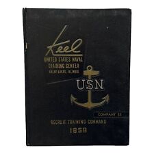 1959 KEEL USN US NAVAL TRAINING CENTER YEARBOOK COMPANY 80 GREAT LAKES IL picture