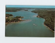 Postcard Airvew of Lake James Angola Indiana USA picture