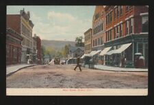 [80005] 1910 POSTCARD showing TROLLEY on MAIN STREET, BRISTOL, CONN. picture