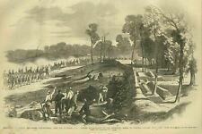 CIVIL WAR EVACUATION OF CORINTH PURSUIT OF RETREATING REBELS BY NATIONAL CAVALRY picture