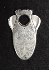 antique PINCHER STYLE STERLING SILVER CIGAR CUTTER picture
