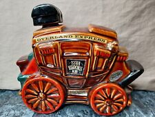 Vintage Ezra Brooks 1969 Overland Express Decanter By Heritage China - Empty picture
