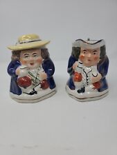 Antique Staffordshire English Toby Style Jar Set- Unmarked picture