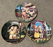 Vintage 1989/1990 M.J. Hummel 'Little Companions' Collector Plates, Lot of 3. picture