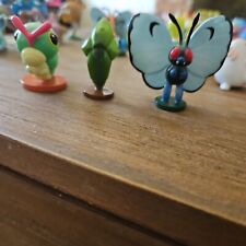 Vintage 1999 Tomy Butterfree, Caterpie and Metapod Figures picture