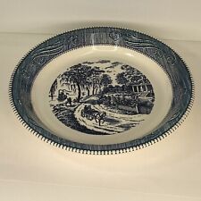 Royal China company USA Currier and Ives pie plate￼ picture