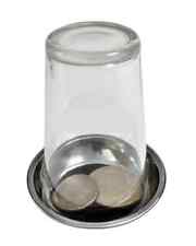 Coin Thru Glass - Penetrating Coin Through Glass - Coin Through Glass Tray picture