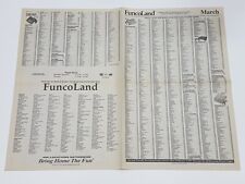 FuncoLand March 2001 Vintage Price List Guide Newspaper Advertisement*Last Print picture
