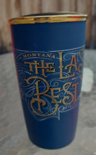 Starbucks Blue 10 oz. Ceramic  travel cup Montana Last Best Place, w/ lid 2016 picture