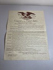 A Beauty Of History 1789 Congrefs Of The United States Of America Eagle picture