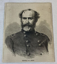 1864 magazine engraving ~ GENERAL MONTGOMERY C MEIGS picture