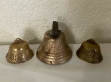 Vintage Solid Brass Bells picture
