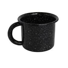12oz Traditional Vintage Black Speckled Enamel on Steel Mug, (MIR-1071 picture