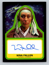 Topps Star Wars Journey To The Force Awakens Nina Fallon as Stass Allie Auto picture