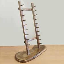 The Floor Stand for Knives - 10 Layer - Natural Wood (Walnut) picture