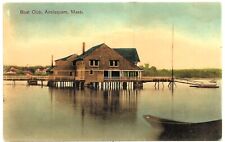 Annisquam, Mass., postcard: handcolred view of Boat Club, ca 1910 picture