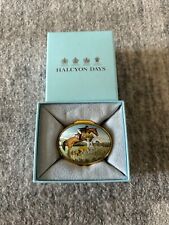 Halcyon Days Enamel Box “New Albany Classic” 1997-2007 Equestrian/Horse *MINT* picture