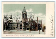 1906 First Church County Court House Exterior Exeter New Hampshire NH Postcard picture