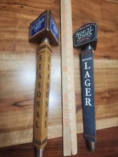 Lot Of 2 Samuel Adams Boston Lager Blue Copper Beer Tap Handle Sam Adams 3 Sided picture
