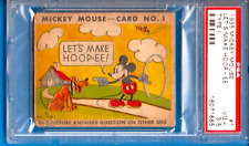 1935 R89 Mickey Mouse #1 Let's Make Hoop - EE (Type I)  Psa 3.5 picture