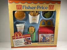 VINTAGE 1988 MCDONALD'S HAPPY MEAL FISHER PRICE PLAY SET ORIGINAL BOX UNOPENED picture