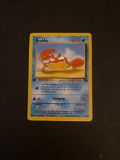 1999 POKEMON FOSSIL BASE UNLIMITED  FIRST EDITION #51 KRABBY  GEM MINT picture