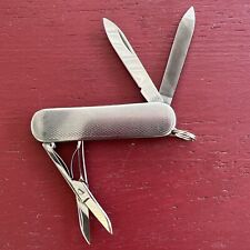 RARE VICTORINOX  VICTORIA 1960s Brushed Metal Scales/Alox Excellent picture