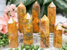 Wholesale Lot 1 Lb Natural Bumblebee Jasper Obelisk Tower Crystal Wand Energy picture