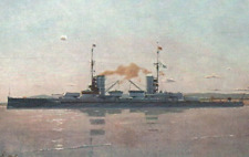 SMS Kaiser German Imperial Navy Battleship WWI c.1913 Art Painting picture