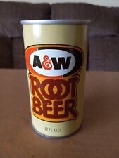 Vintage A&W Root Beer Wide Seam Soda Can-7up Bottling-Indianapolis-Bottom Opened picture