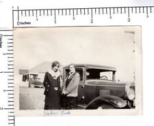 Vintage Photo Woman c1920s Ford Car Black & White Photo -8219 picture