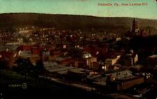 RARE 1909 View of Pottsville From Lawton's Hill PA Pennsylvania  POSTCARD BK67 picture