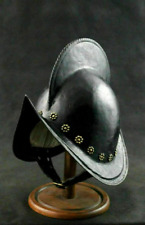 Black Spanish Morion Helmet Medieval Conquistador Costume Armor Helmet Armor picture