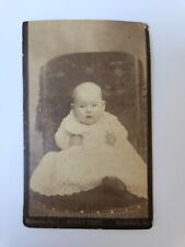 Antique 1880s Cabinet Card baby picture Henry Frey Photo Hyde Park Scranton PA picture