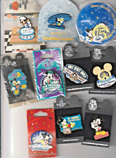 MICKEY MOUSE-DISNEY PINS-LOT 10 ON CARD-EARLY 2000-ENLARGE PIX FOR DETAIL picture