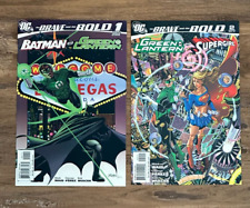 DC Brave and The Bold #1-#2 Batman/Green Lantern/Supergirl Comic Lot 2007 picture